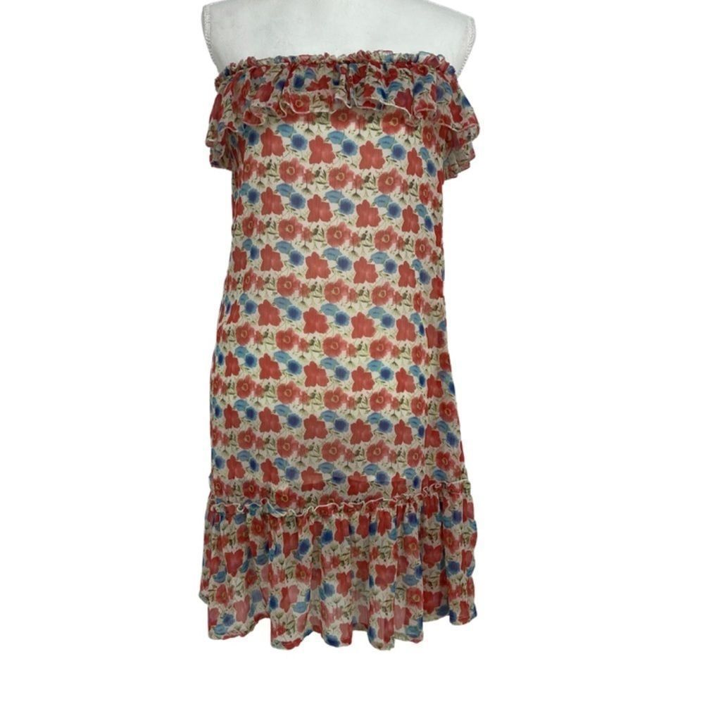 Luv 2 Luv Strapless Floral Boho Dress
